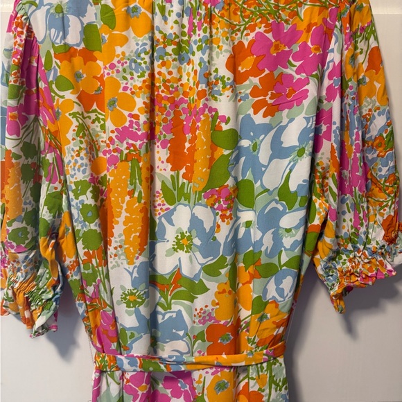 Rails Eliana Day Garden midi floral designer dress women’s size xl X-large - Picture 10 of 10